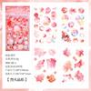 1pack/4Pcs  Colorful Watercolor Bubble Flat Stickers Dreamy Colors Easy Cut Journal Collage Supplies