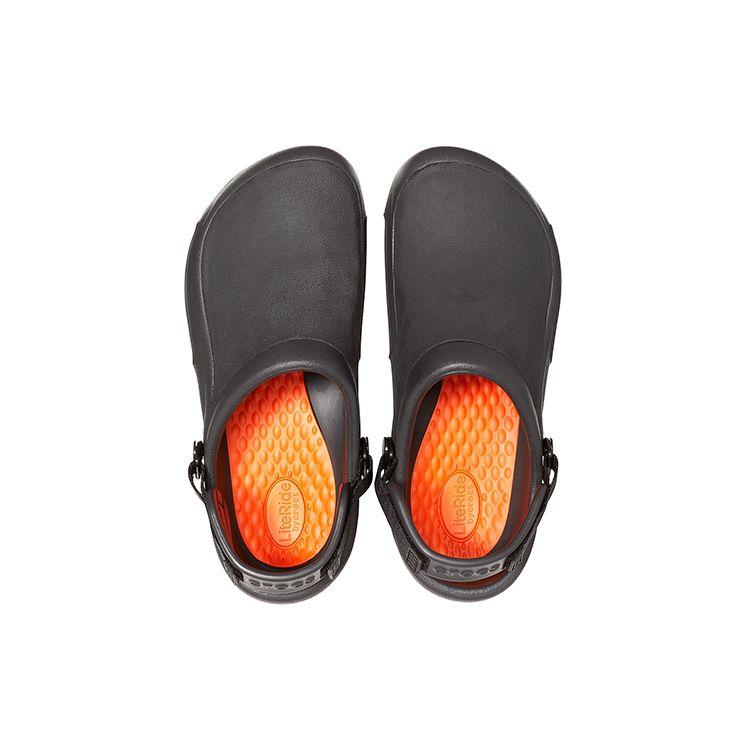 Crocs Literide Clog Simple Comfortable Slip-Resistant Low-Top Sports Sandals Unisex Clogs Black 205669-001