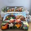 Stylish Cows in Sunglasses Bedding Duvet Cover Set  (1*Duvet Cover 2*Pillowcases, without duvet insert)