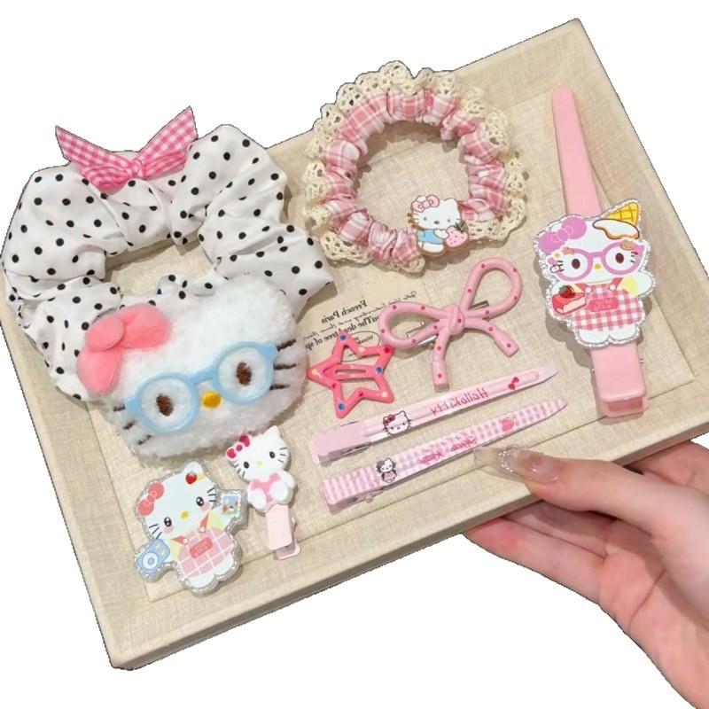 Set of 50 Pink Cute Hair Clips – Sweet Girly Bangs Clips, Japanese Cartoon Hair Accessories