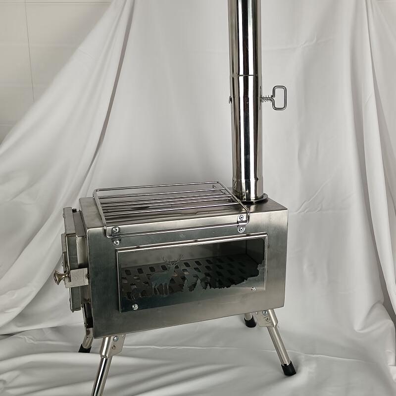 OEING Wood Stove Chimney Adjustable Valve