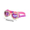 (B) New Waterproof Children's Swimming Goggles Cartoon Heart Shape UV Fogging Proof Swim Training Glasses For Children Kids Gifts