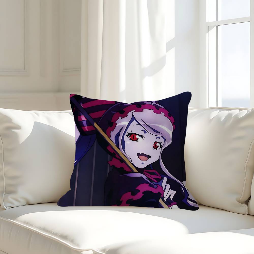

S-Shalltear-Bloodfallen Pillow Cover For Bedroom Room And Living Room Sofa Decorative Cushion Cover 16x16Inch