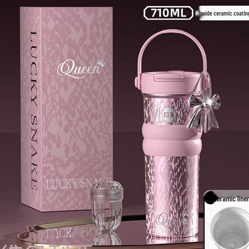 Ceramic Lined Insulated Travel Coffee Mug