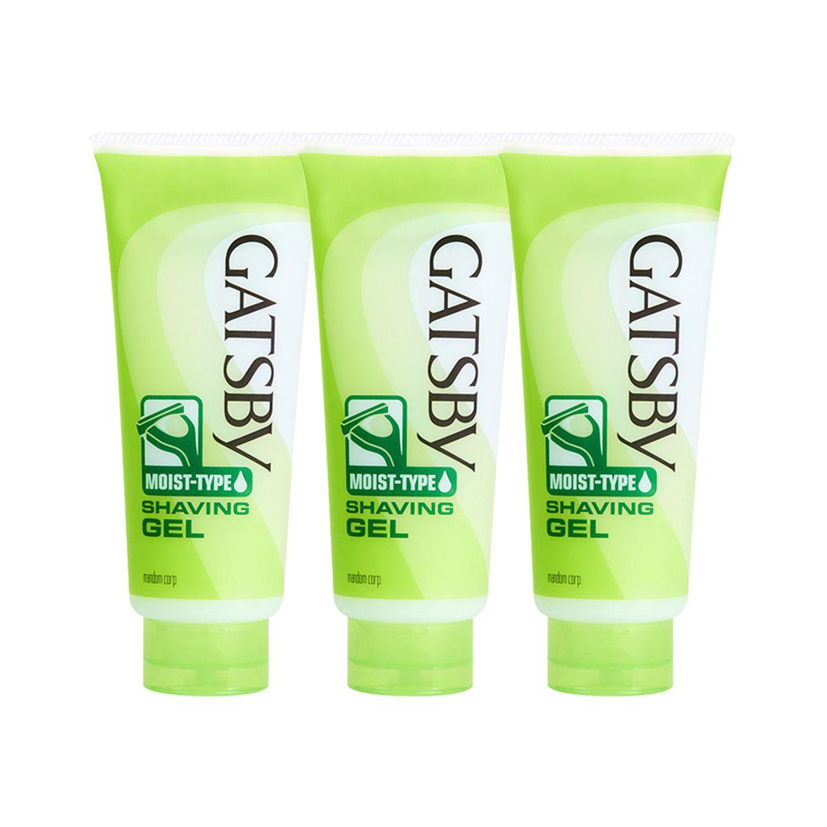 Shaving Gel Moist Type 205g 3 Pieces