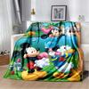 Mickey Mouse and Donald Duck Print Queen Size Blanket,Super Soft Bed Blanket,Lightweight Fuzzy Cozy for All Seasons,Holiday Gift