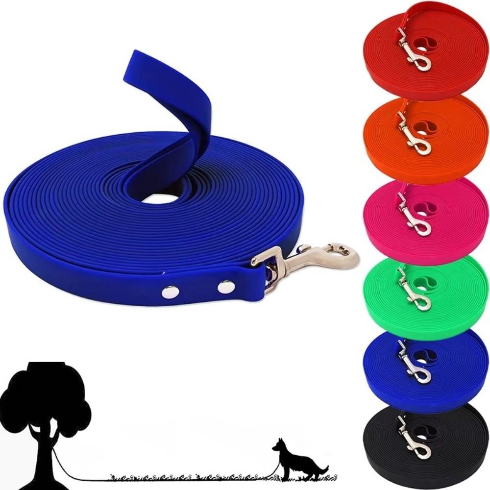 3/5/10/15m Long Dog Leash Waterproof Pet Training Leash Sturdy PVC Dog Leash  Hiking