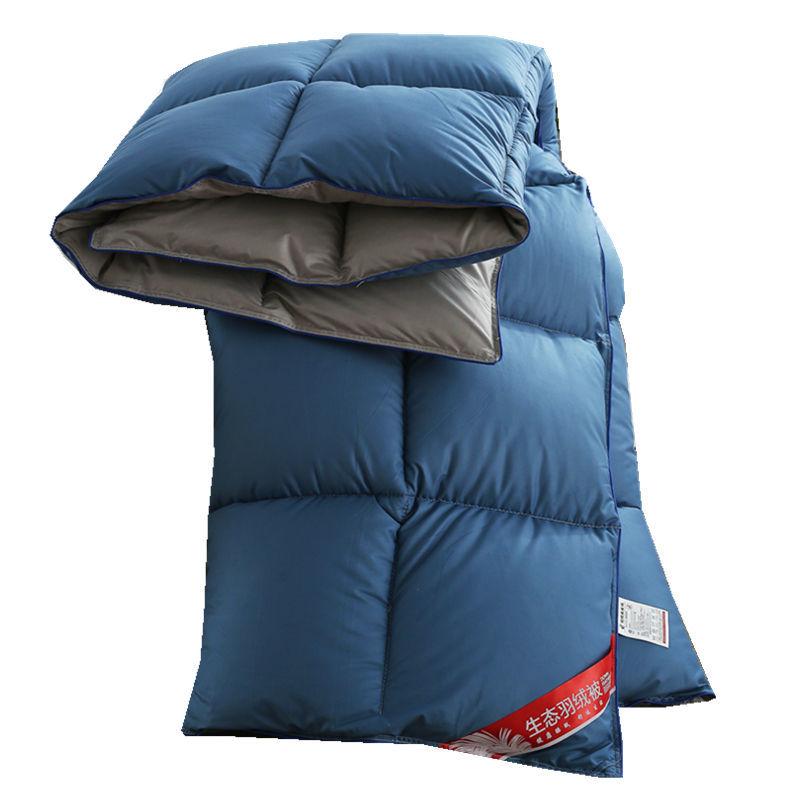 Winter White Goose Down Duvet Thickened Warmth Double Quilt Single Dormitory Quilt Large Soft and Comfortable Duvet