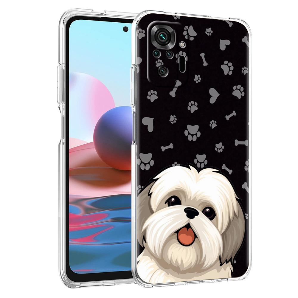 Phone Case For Xiaomi Redmi Note 15 14 5G 13 12 10 11 Pro Plus 4G 14C 13C 12C Soft TPU Cover Shih Tzu Painting Cute Animal