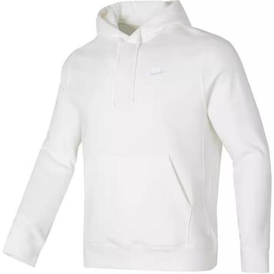 Nike Sportswear Club Fleece Hoodie Men Tops Sail-White BV2655-134