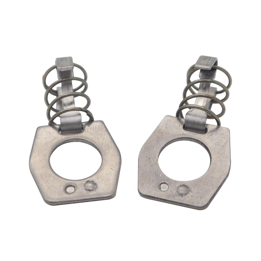 Capac pentru încălzire cu apă caldă Încuietoare cu came Încuietoare metalică pentru ușă compatibilă pentru dulapuri RV-uri Remorcă Accesoriu pentru rulotă 2 piese