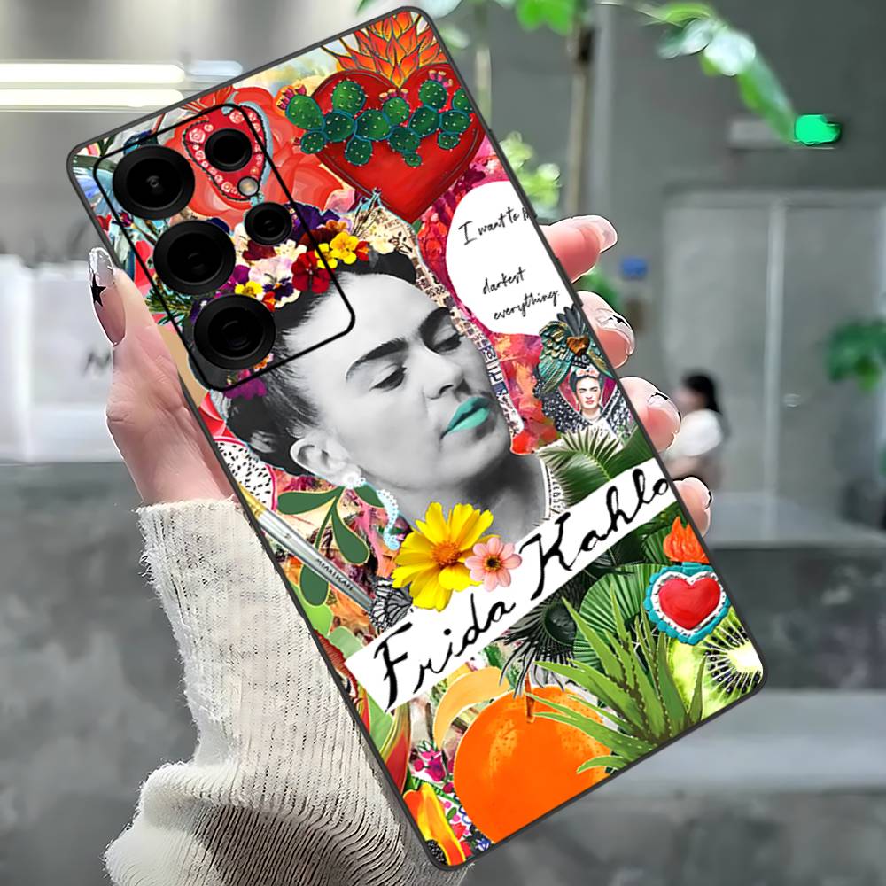 

Fashion F-Frida K-KahlosS Phone Case For Samsung S 24 Fe 25 Ultra Plus 20 Lite 21 30 22 23 24 22 Ultra 5G Fundas Samsung S24 ULTRA