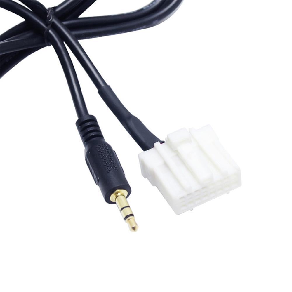 

New Black Audio AUX Adapter Cable 1M For Mazda 2 3 5 6 RX-8 MX-5 Miata 2006+ 3.5mm