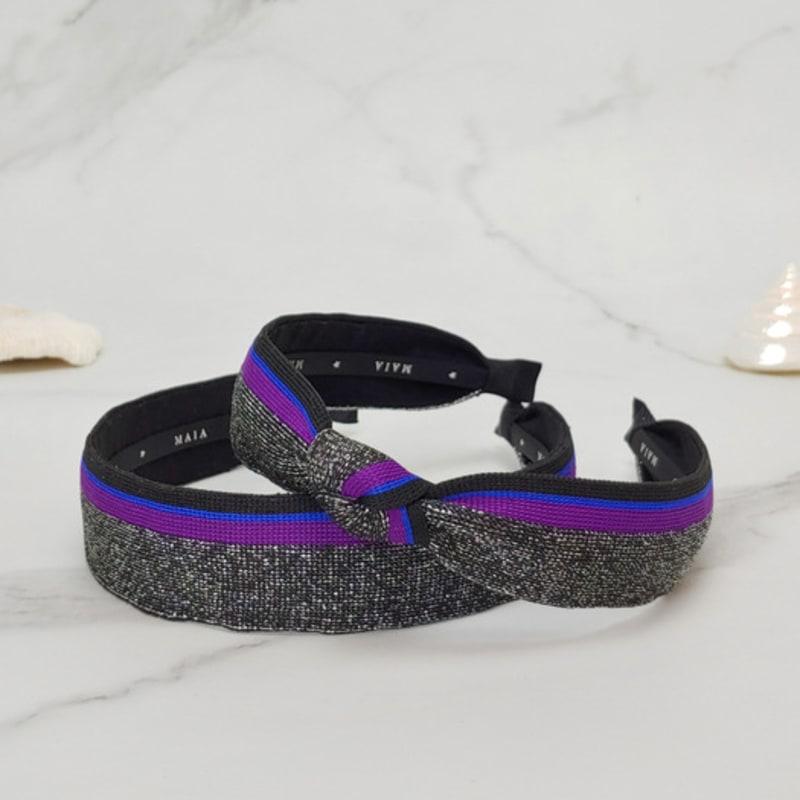 

Повязка на голову MAIA Shining Stripe - Темно-синий Btype