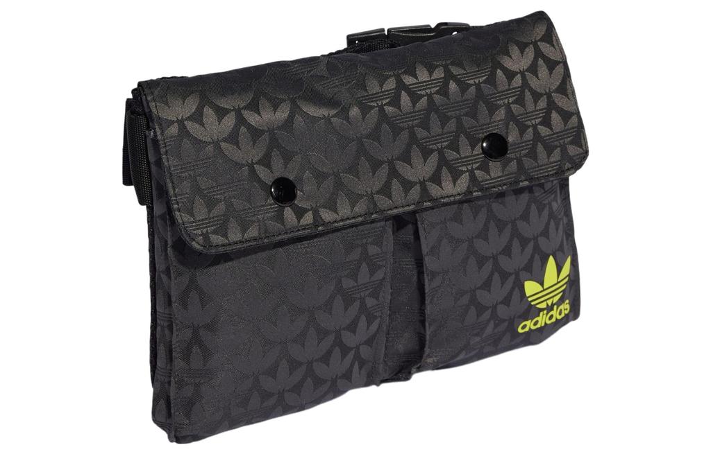 Adidas Originals Adidas Recycled Material Jacquard One Shoulder Handbag Regular Women's Black II3415