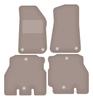 Beige Velour Floor Mats For: Jeep Wrangler JL 5 Doors (2018-2023)