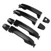 4PCS Outer Door Handle 69250 06020 C0 Front Rear Weatherproof Exterior Door Handle Black for Camry 2