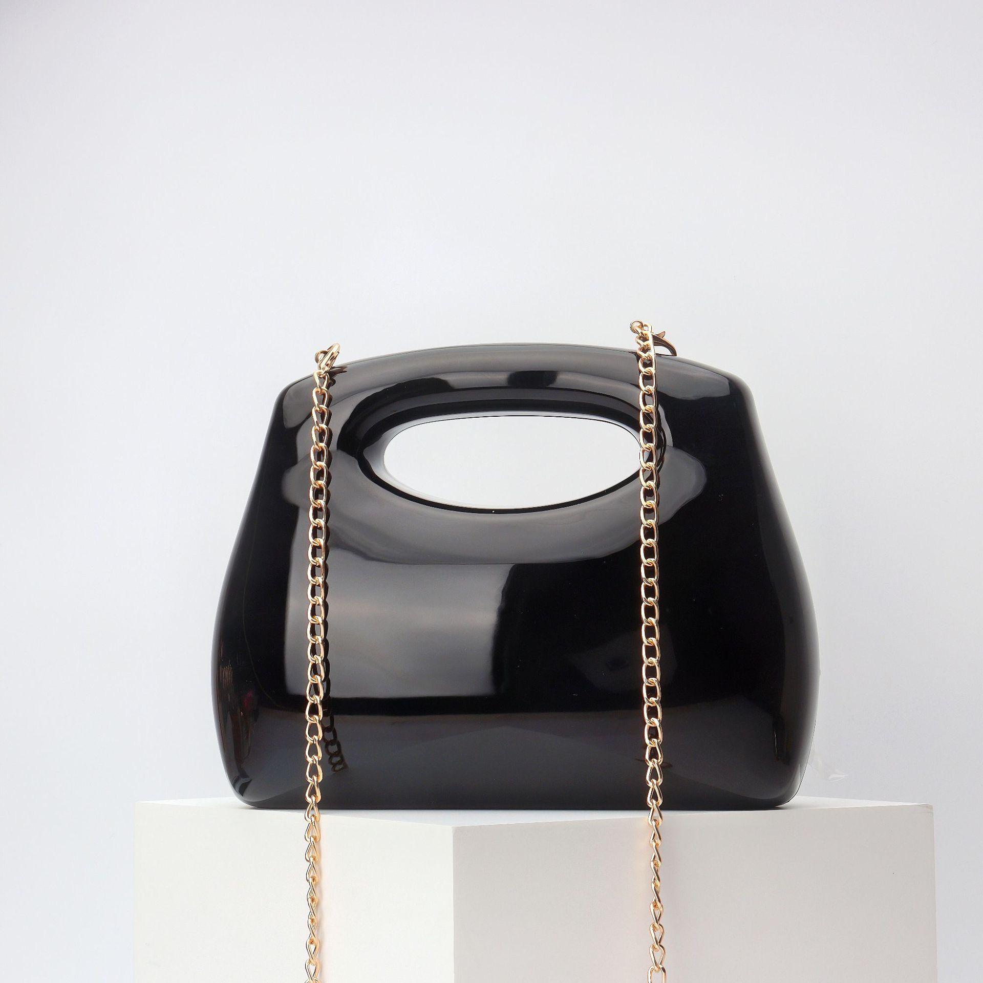 

Акриловые клатчи 2024 года для женщин: Африканский, европейский и американский стили чёрный