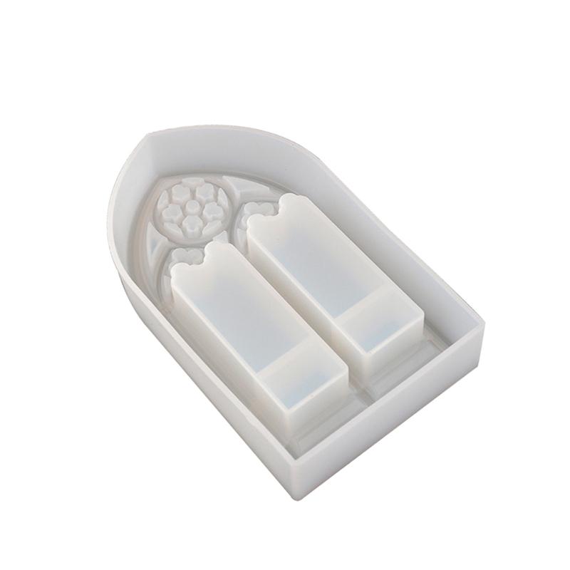 Praktische Kirchenfenster Aufbewahrungsbox Schrank Spiegel Silikonform Epoxidharz Leicht zu lösen Keine Rückstände für DIY-Bastelarbeiten