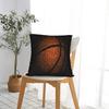 Basketball Dots Round Square Pillow Case Sports Ball Games Cushion Cover Vintage Zippered Decorative Pillowcase for Home 45*45cm