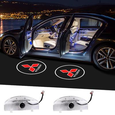 2PCS Led Car Door Ghost Light Projector Welcome Lamp for Pajero 2008-2020 Grandis 2009 Shadow Ambient Auto Parts