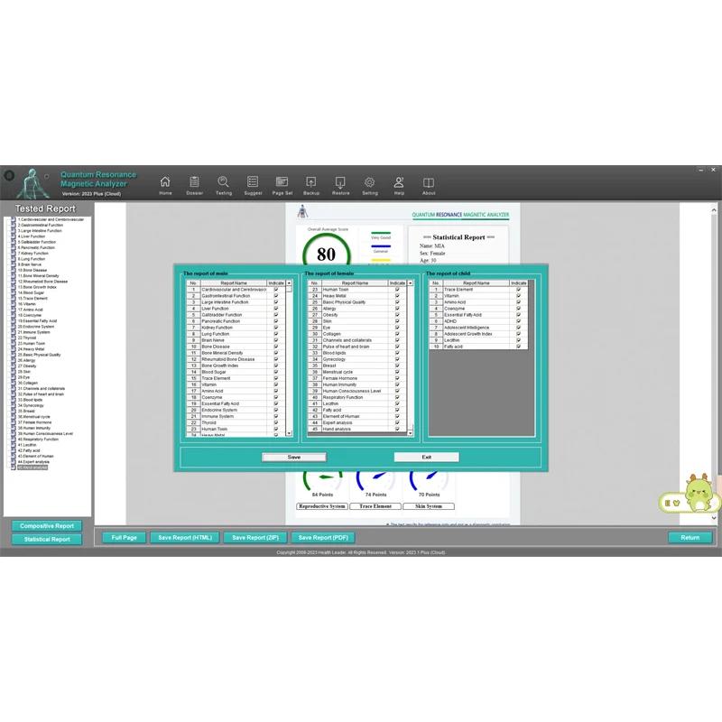 2026 Draagbare AI Nieuwe Cloudversie Kwantum Resonantie Analyzer Gezondheidszorg Kwantum Gezondheidsmachine Bioresonantie Lichaamsscanner Apparaat met Digitale Weergave