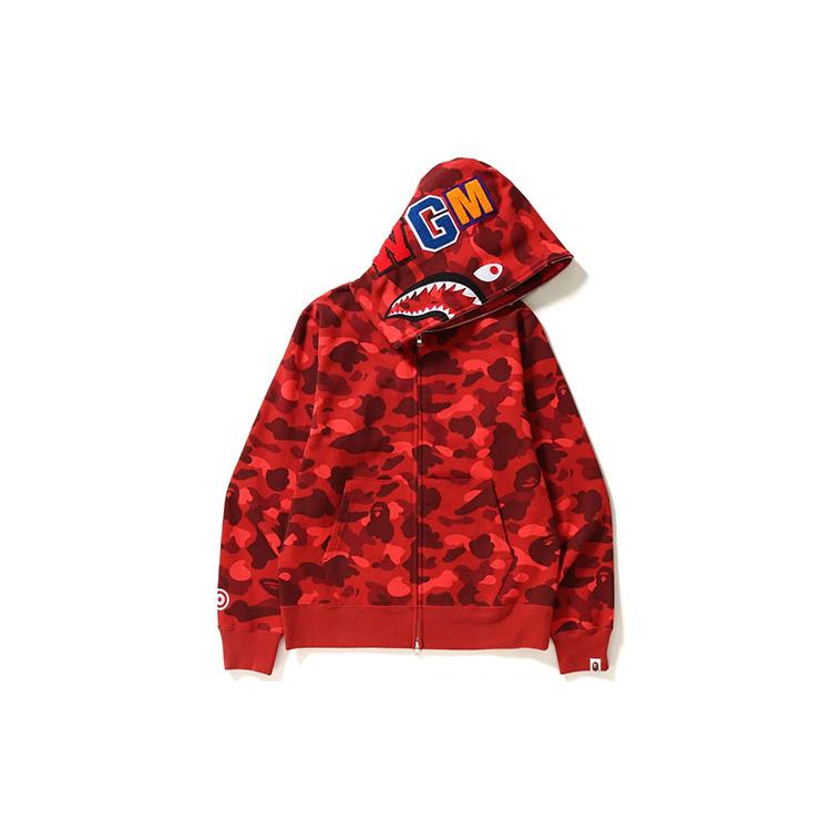 Bape Color Camo Shark Full Zip Hoodie SS23 1J20-115-003