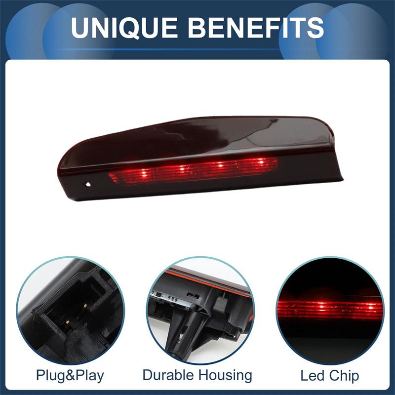 13188045 Led 3Rd Third Brake Light For Opel Corsa D/E 2007-2019 Rear Additional High Mount Stop Signal Lamp 1222130 510511640