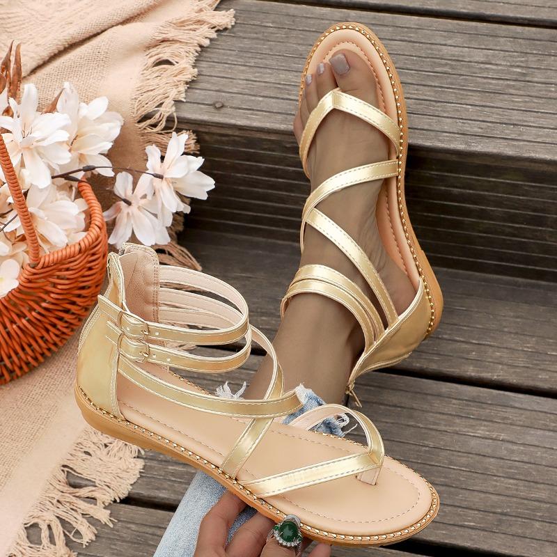 Neue Lässige Sandalen Damen Koreanischer Sommer Neuer Schnallen Kleiner Duft Lässige Keilsandalen Damen