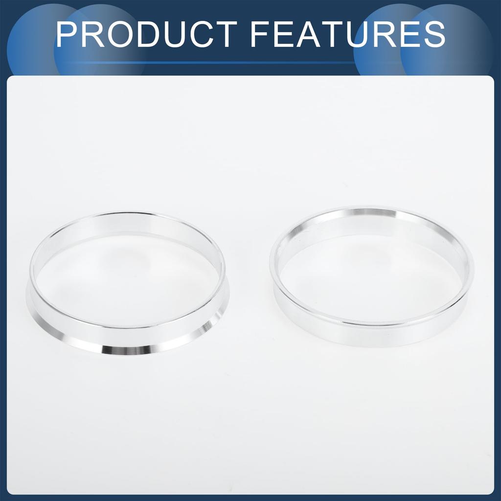 INFINAUTO Hub Centric Ring 57.1mm Inner to 60.1mm OD Car Wheel Hub Ring Aluminum Alloy 4pcs
