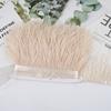 8-10Cm Ostrich Feather Wedding Dress Diy Performance Clothing Accessories Feather Tassel Including Webbing