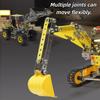 Teenagers Diy Metal Assembly Nut Combination Assembly Disassembly Dinosaur Engineering Vehicle 3D Stereoscopic Model Ornament