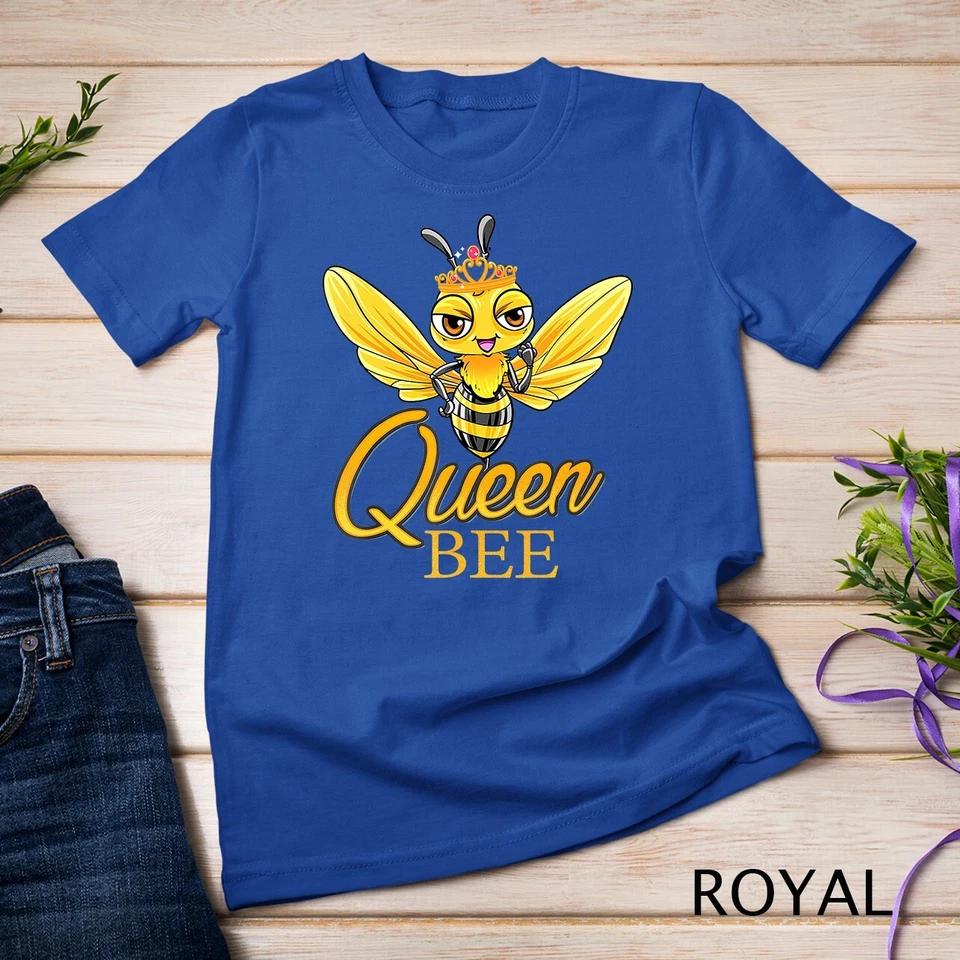 Queen Bee Crown Honey Bee Hive Gift T-Shirt Unisex T-shirt 11