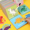 Children's Montessori Scene Puzzle Animal Traffic Dinosaur Early Education Cognitive Puzzle Educational Toys For Kids 2-5 Years