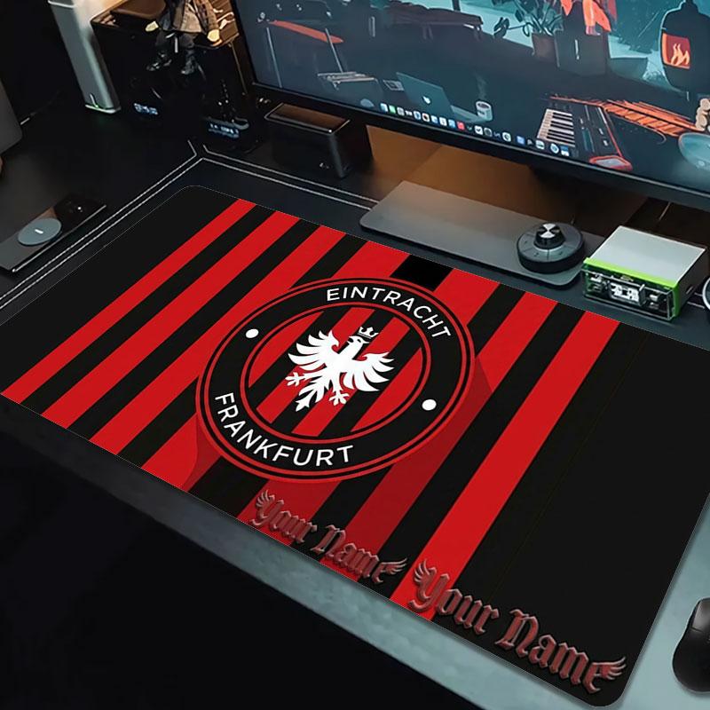 Eintracht Frankfurt Custom Name Large Size Mouse Pad Large Gaming Table Cushion Non-slip Laptop Tablet Big Mousepad XXL Mat Mini PC Playmat With Lock 