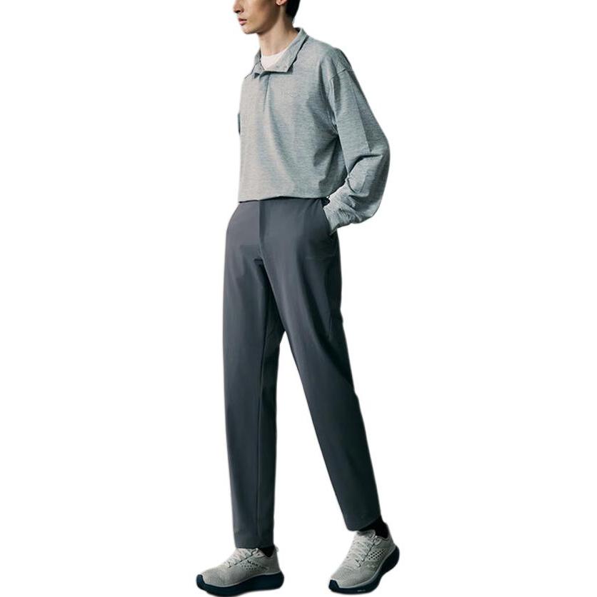 SAUCONY Fashion Versatile Tapered Woven Casual Pants Men Pants Moss-Gray SA2259WP01C-GR035