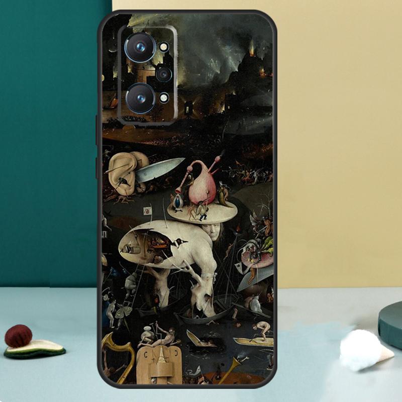 

Hieronymus Bosch Art For Realme 14 13 Pro Plus 10 11 12 GT 5 6 6T GT7 Pro C61 C55 C53 C51 C21Y C25S C75 C67 Case For Realme GT5