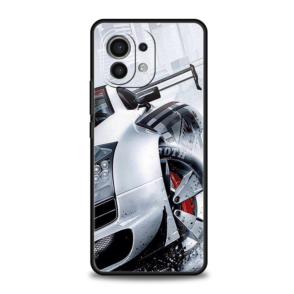 

Sports Car Drift Phone Case Cover for Xiaomi Mi 17 Pro Max 15 14 13 12 11 Ultra 15T 14T 13T 12T 11T Pro Lite Soft TPU Shell Bags 17 Pro Max