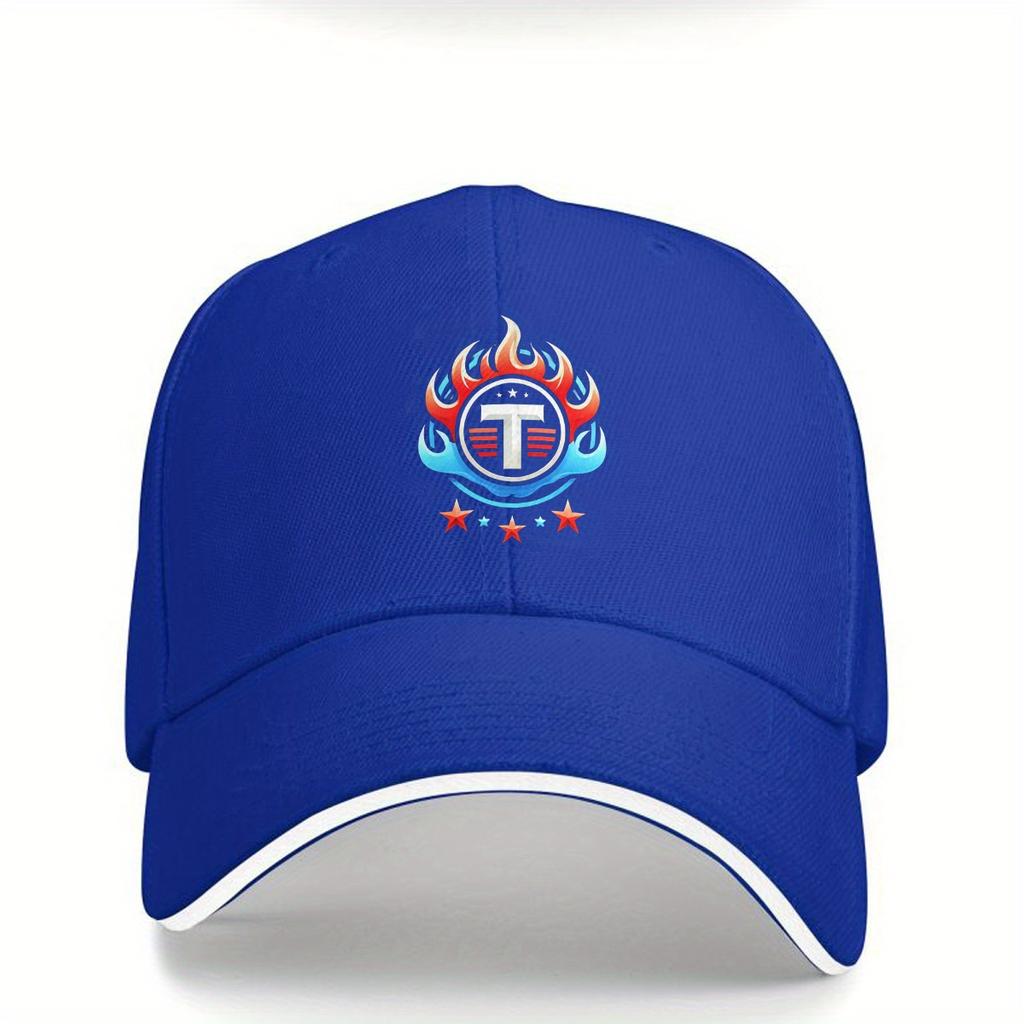 Titan Logo Polyester Baseball Cap Casual Style Lightweight Adjustable 100 Polyester Filled Perfect for Sports and Sun
