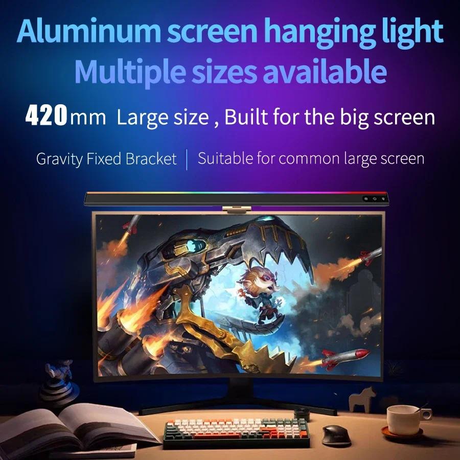 Schreibtisch-LED-Lampe Bildschirmlicht Computerlicht Augenschutz Bildschirm-Hängelicht USB-Licht Tischlampe LED-Monitorlicht Lesen