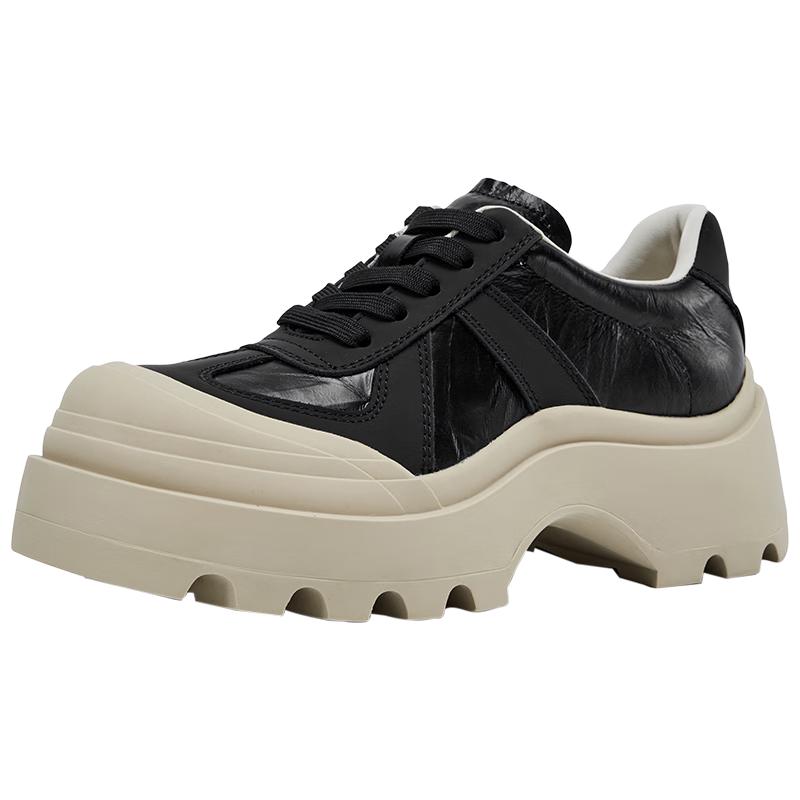 Chery Kally Women s Classic Platform Leather Sneakers EU 36