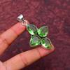 Awesome Green Amethyst Gemstone Pendant: 925 Sterling Silver Handmade Pendant Necklace Jewelry