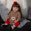 Bonecas reborn de silicone, 55 cm, menina, princesa, boneca muito macia, corpo inteiro, vinil, linda boneca, toque real, brinquedo, presente para crianças