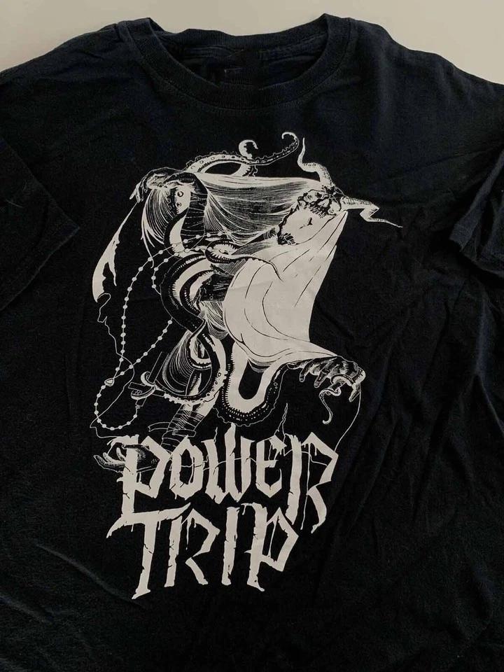 Nightmare Logic Power Trip Band T Shirt Black Unisex S-2345XL E1543 M
