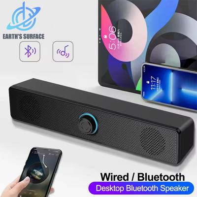 PC garso juosta laidinis ir belaidis Bluetooth garsiakalbis maitinamas USB garso juosta televizoriui, kompiuteriui, nešiojamam kompiuteriui, žaidimams, namų kino erdvinio garso sistemai