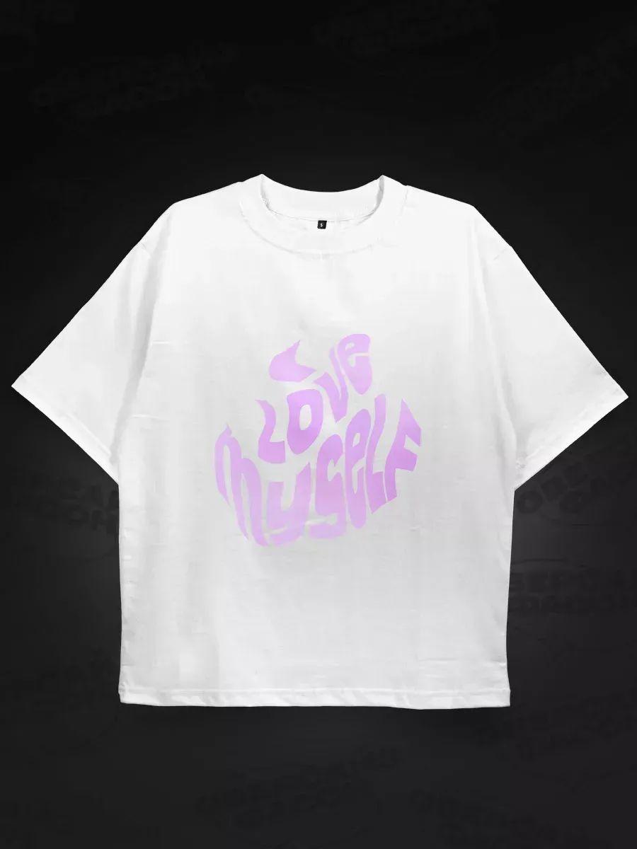 Moth print T-shirt L