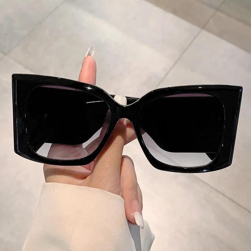 Premium Big Frame Cat Eye Butterfly Sunglasses ladies Vintage Trendy Sun Glasses Punk Oversized Luxury Design Wide Leg Shades UV400