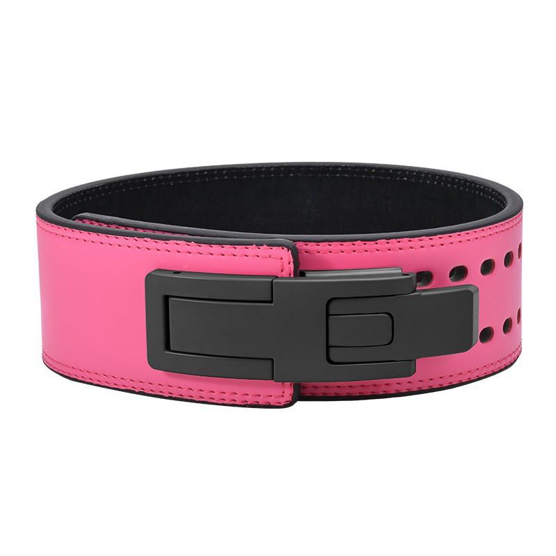 Cowhide Bodybuilding Exercise Squat Hard Pull Strength Weightlifting Professional Lever Buckle Belt Protection Power Waist