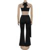Summer Women's Sexy Strappy Bandeau Long Pants Set