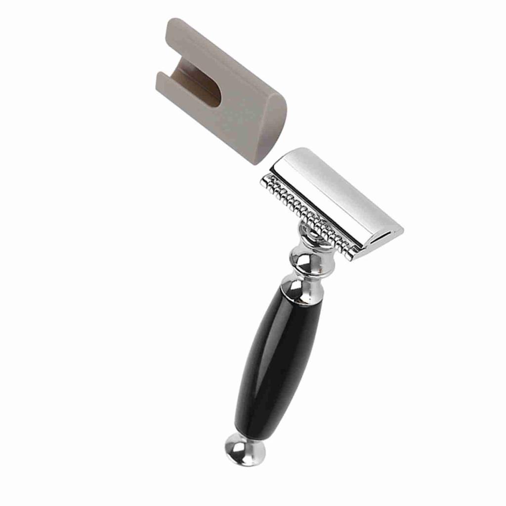 Stainless Steel Beard Shaping Template and Razor Mustache Shaving Set (Knife Head Cover)